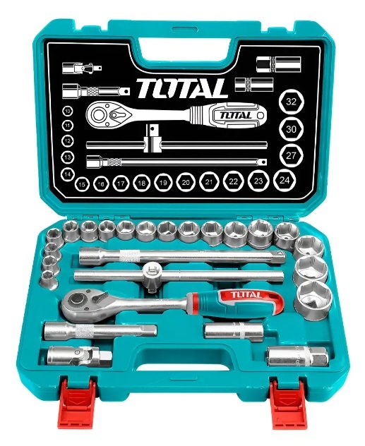 SET LLAVES CRIQUE+BOCALLAVES 1/2 25PCS TOTAL DTST2D25